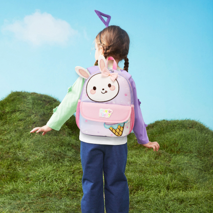 SUNEIGHT🎒 Cute & Durable Kids Backpack – Cartoon Bunny & Dinosaur Design, Lightweight & Perfect for Preschool & Kindergarten!