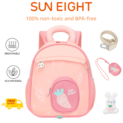 SUN EIGHT Cute & Durable Kids Backpacks for Aged 2-7 SE-90352