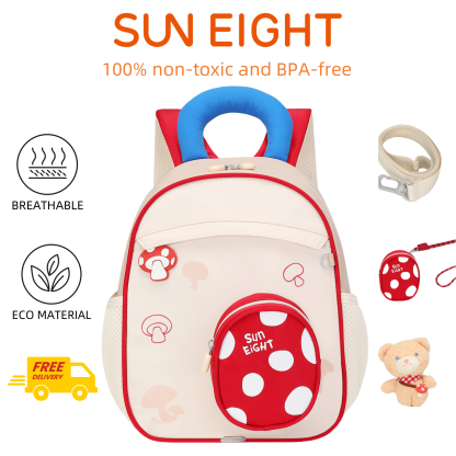 SUN EIGHT Cute & Durable Kids Backpacks for Aged 2-7 SE-90352