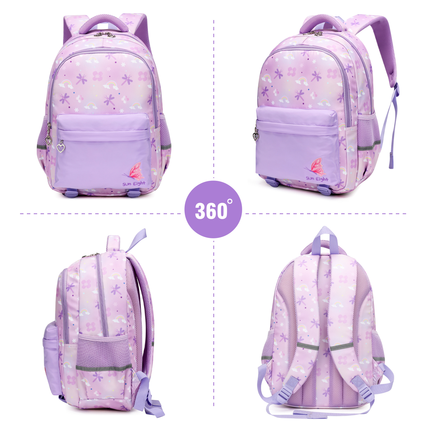 🌈SUN EIGHT Durable & Stylish Kids Backpacks for School, Travel & Adventure |🎒