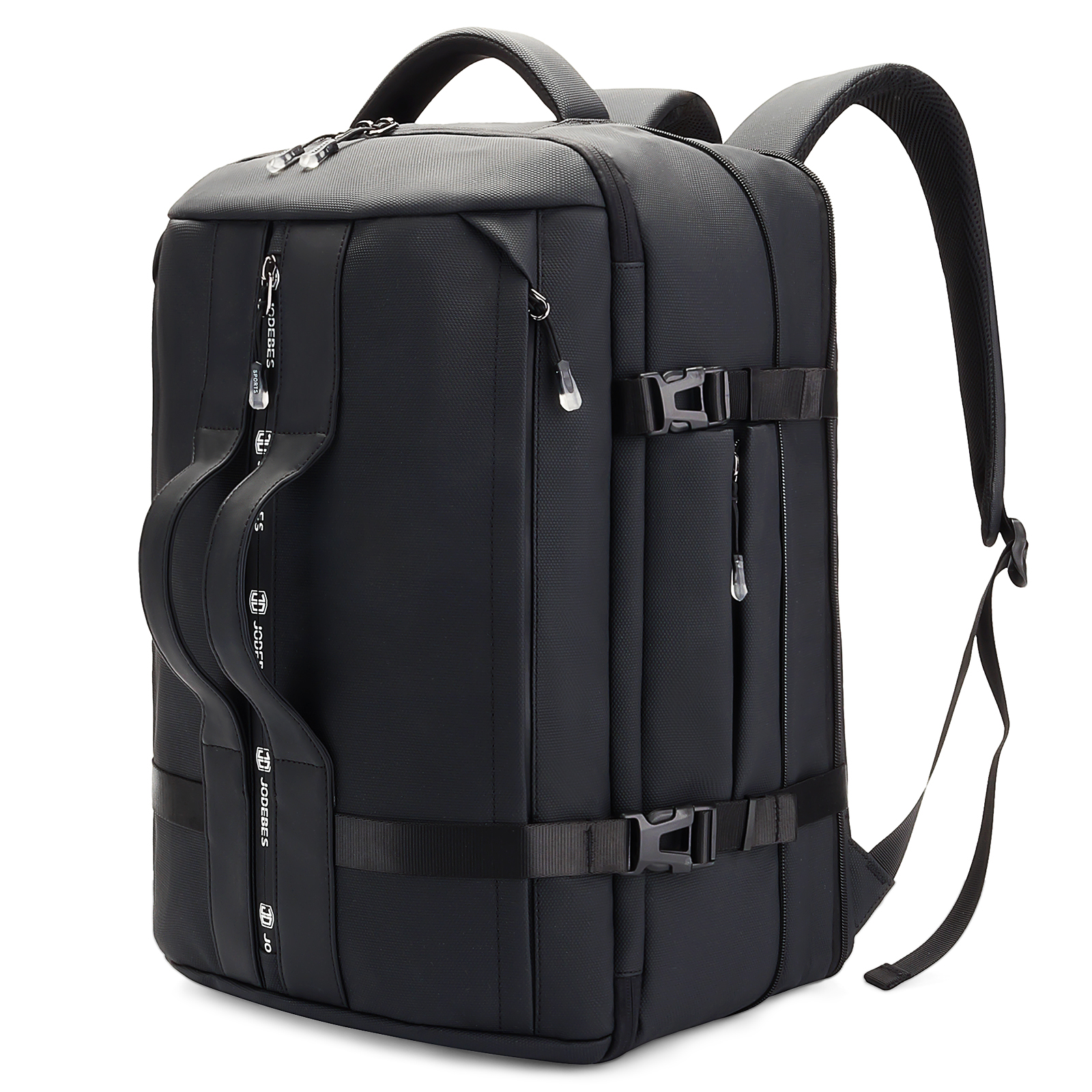 JODEBES 50L Carry on Travel Backpack for Men Women,Airline Approved Convertible Duffle Backpack Luggage Bag,TSA Overnight Bags,fits 17" Laptop