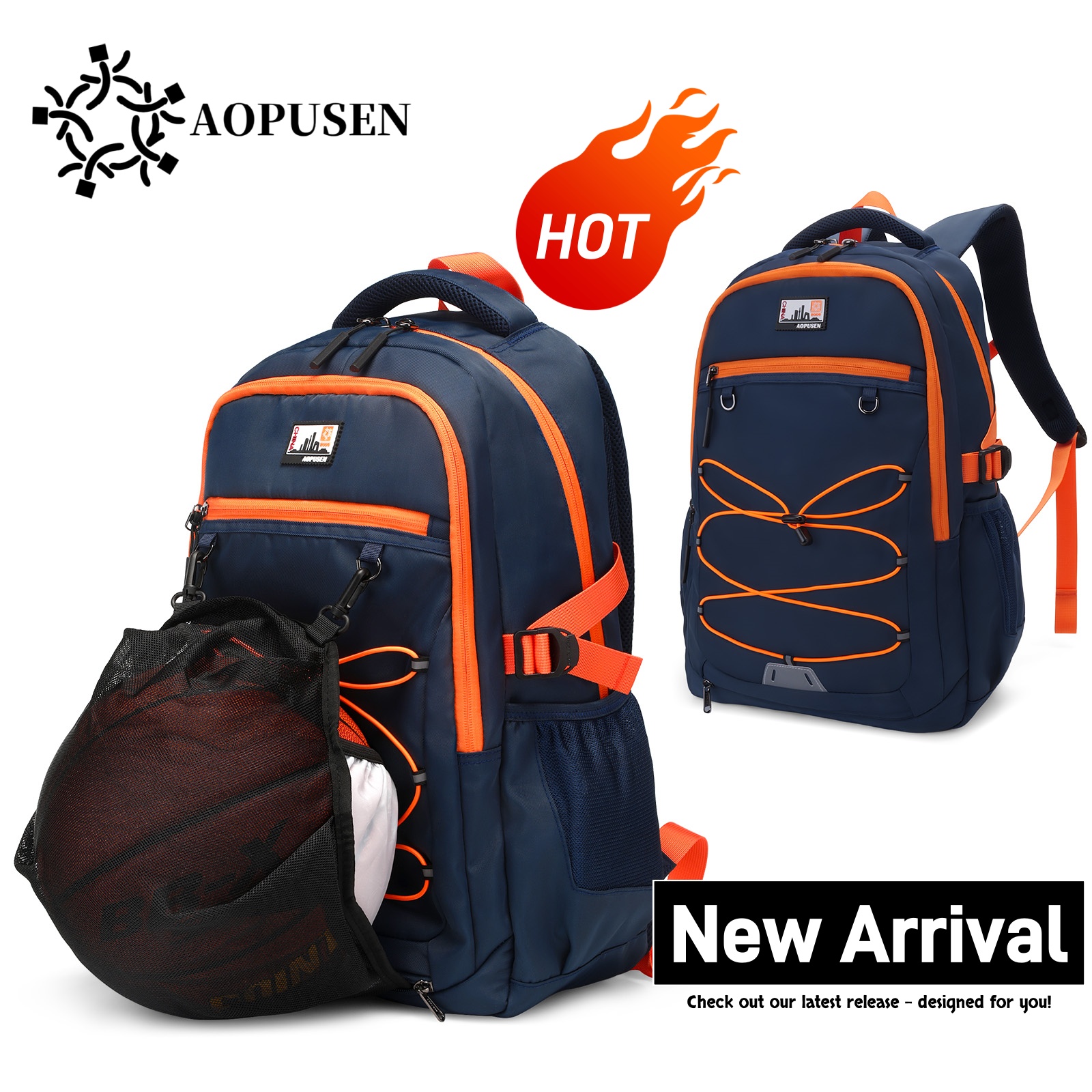 SUNEIGHT 2-in-1  ergonomic backpack for sport and school daily