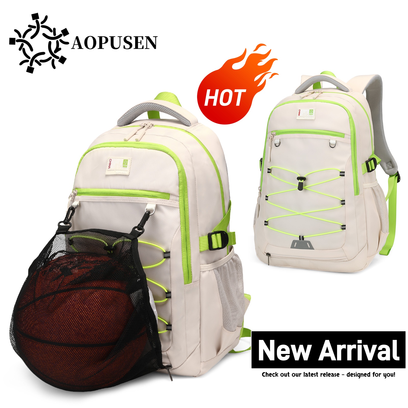 SUNEIGHT 2-in-1 ergonomic backpack for sport and school daily