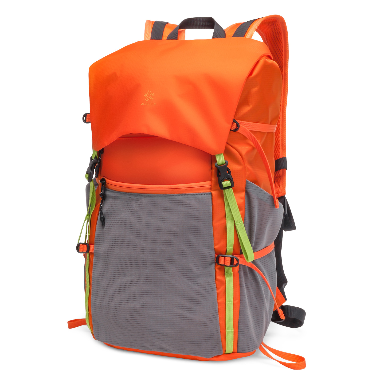 Lightweight Foldable Hiking Backpack, Packable Waterproof Travel Daypack with Chest Strap, Small Compact Backpack for Camping, Walking & Outdoor Adventure