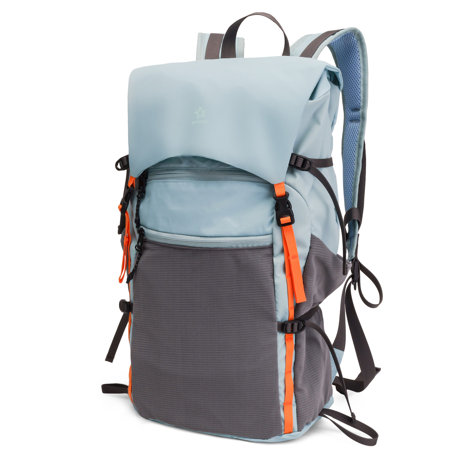 Lightweight Foldable Hiking Backpack, Packable Waterproof Travel Daypack with Chest Strap, Small Compact Backpack for Camping, Walking & Outdoor Adventure