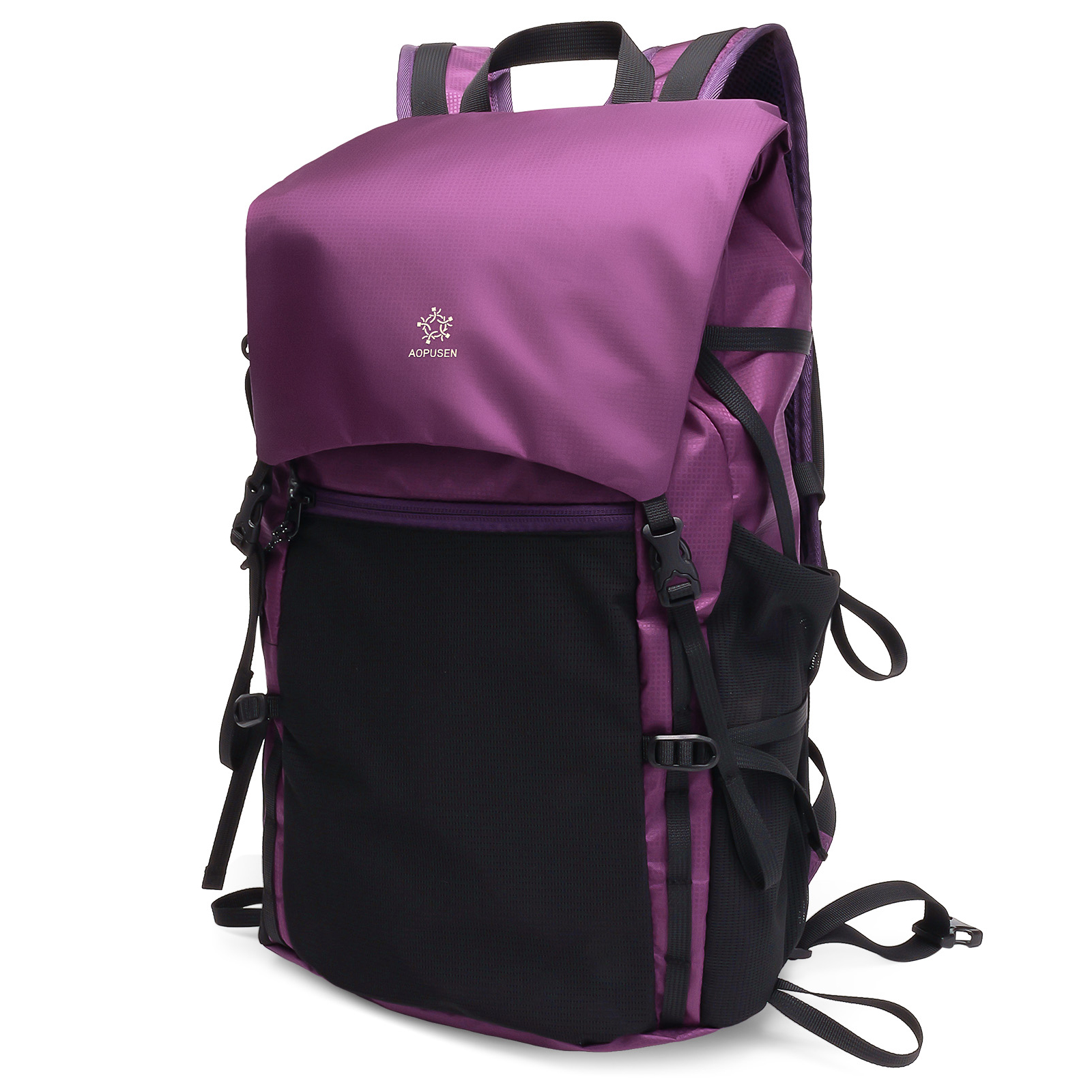 Lightweight Foldable Hiking Backpack, Packable Waterproof Travel Daypack with Chest Strap, Small Compact Backpack for Camping, Walking & Outdoor Adventure