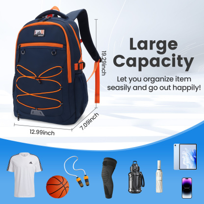 SUNEIGHT 2-in-1  ergonomic backpack for sport and school daily