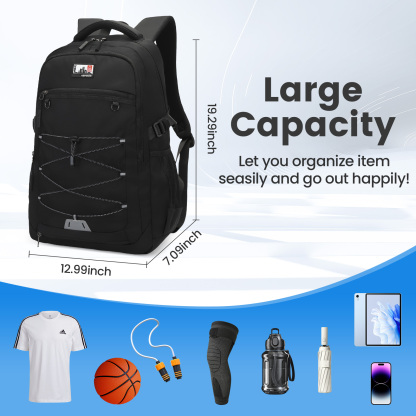 SUNEIGHT 2-in-1  ergonomic backpack for sport and school daily