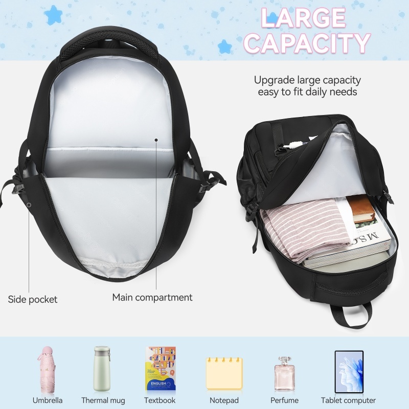 Travel Backpack,Water Resistant & Lightweight Casual Daypack 35L AP-10408