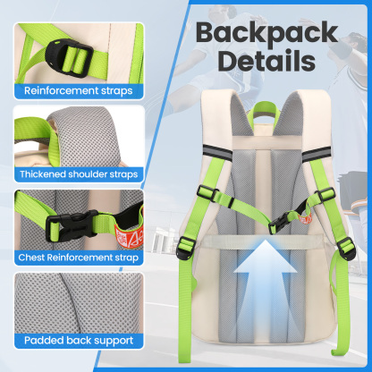 SUNEIGHT 2-in-1  ergonomic backpack for sport and school daily