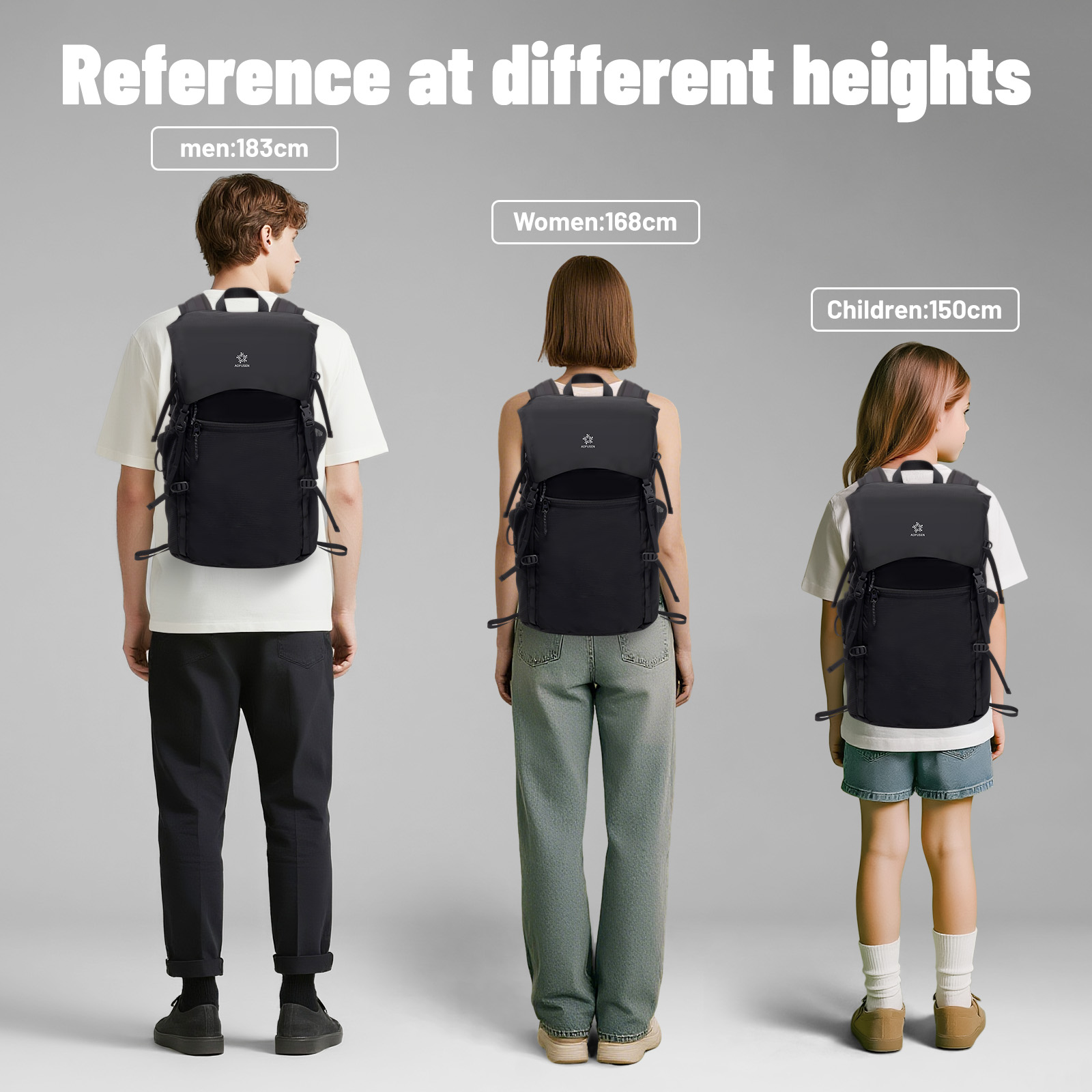 Lightweight Foldable Hiking Backpack, Packable Waterproof Travel Daypack with Chest Strap, Small Compact Backpack for Camping, Walking & Outdoor Adventure