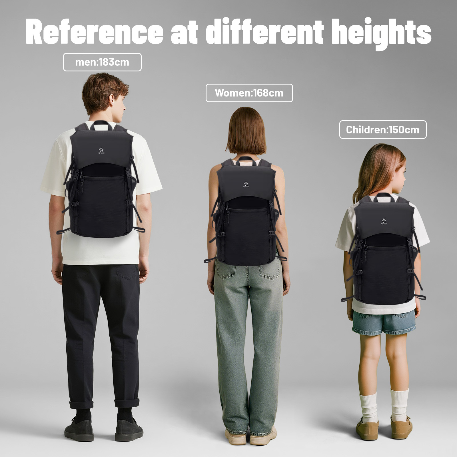 Lightweight Foldable Hiking Backpack, Packable Waterproof Travel Daypack with Chest Strap, Small Compact Backpack for Camping, Walking & Outdoor Adventure