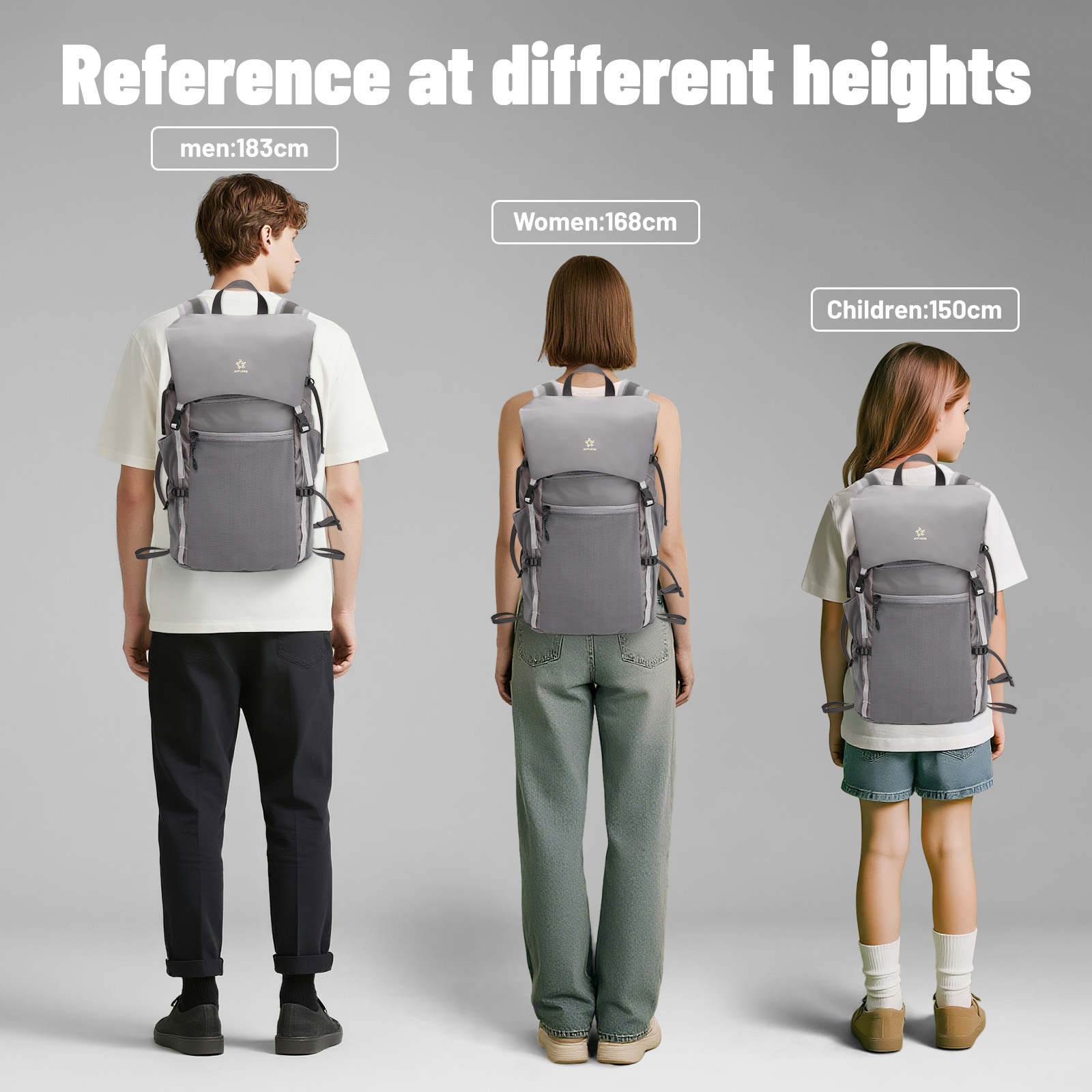 Lightweight Foldable Hiking Backpack, Packable Waterproof Travel Daypack with Chest Strap, Small Compact Backpack for Camping, Walking & Outdoor Adventure