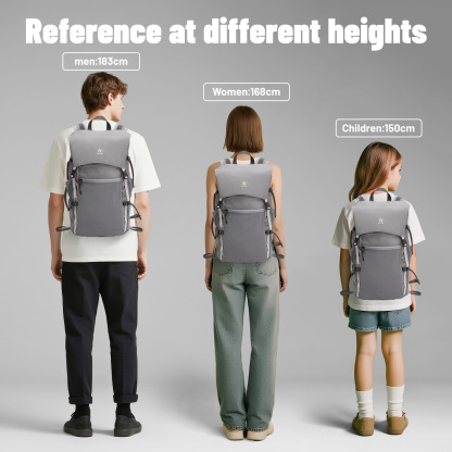 Lightweight Foldable Hiking Backpack, Packable Waterproof Travel Daypack with Chest Strap, Small Compact Backpack for Camping, Walking & Outdoor Adventure