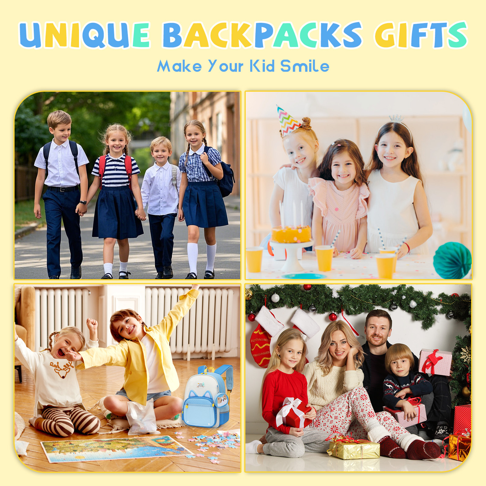 SUN EIGHT Cute & Durable Kids Backpack for Aged 2-6 SE-22140