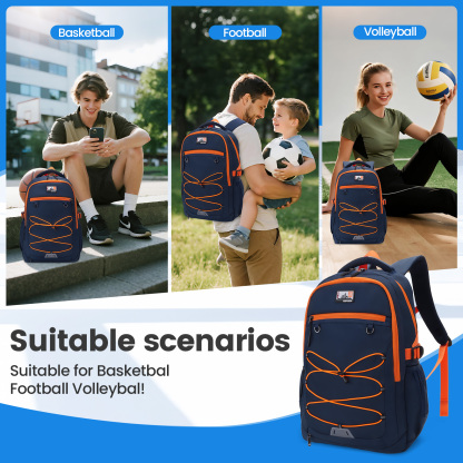 SUNEIGHT 2-in-1  ergonomic backpack for sport and school daily
