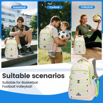 SUNEIGHT 2-in-1  ergonomic backpack for sport and school daily