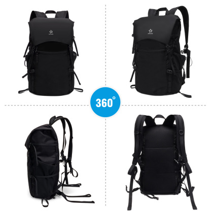 Lightweight Foldable Hiking Backpack, Packable Waterproof Travel Daypack with Chest Strap, Small Compact Backpack for Camping, Walking & Outdoor Adventure