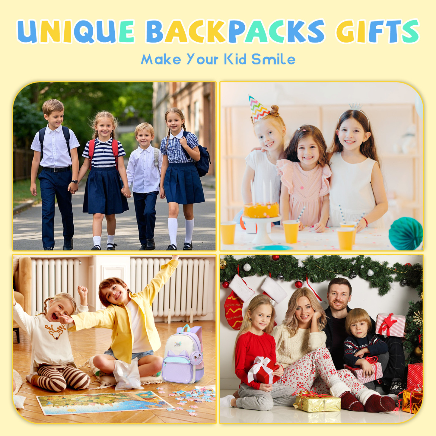 SUN EIGHT Cute & Durable Kids Backpack for Aged 2-6 SE-22140