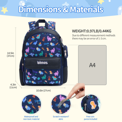 SUNEIGHT Kids backpack,Toddler Backpack for 1-5 Years