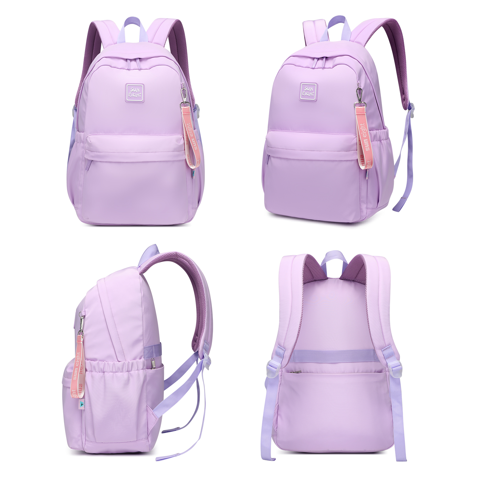 SUN EIGHT🎒 Trendy & Durable Teen Backpack – Lightweight, Waterproof & Perfect for School, Travel & Daily Use! 🚀