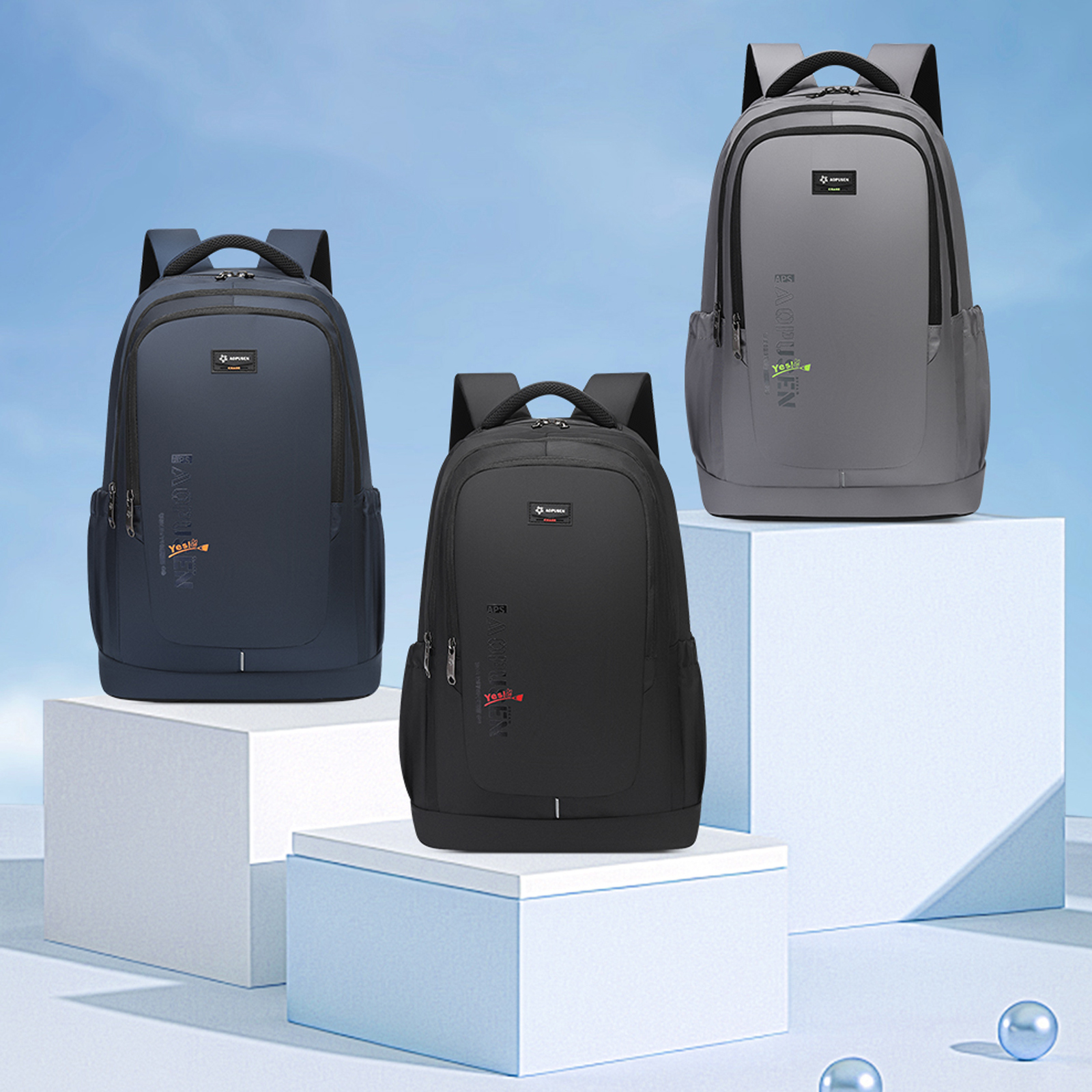 AOPUSEN Casual Backpack Water Resistantand  Lightweight AP-10352