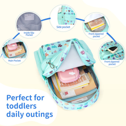 SUNEIGHT Kids backpack,Toddler Backpack for 1-5 Years