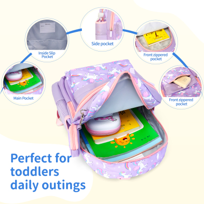 SUNEIGHT Kids backpack,Toddler Backpack for 1-5 Years