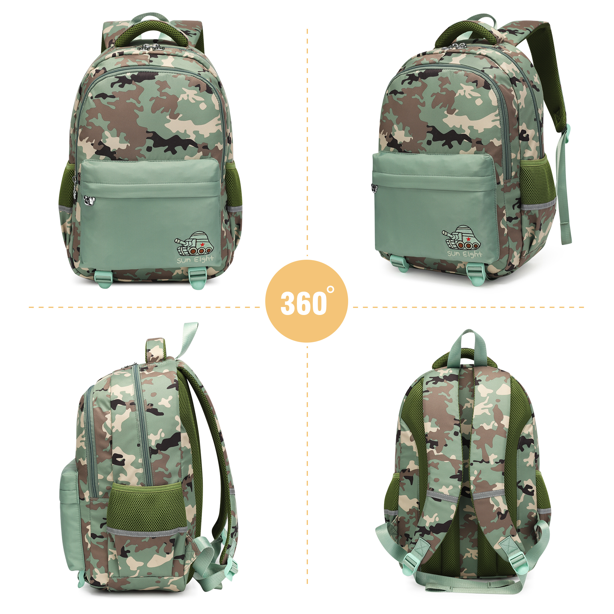 🌈SUN EIGHT Durable & Stylish Kids Backpacks for School, Travel & Adventure |🎒