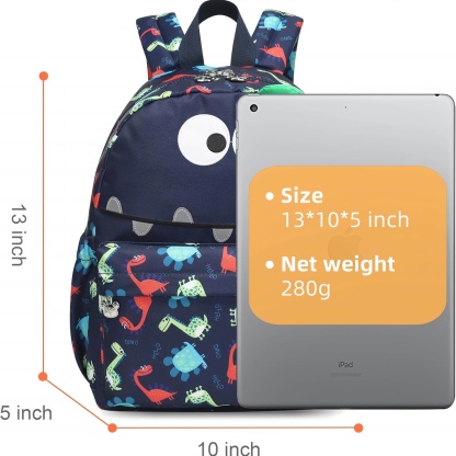 SUN EIGHT Healthy Toddler Schoolbag Perfect for Aged 2-6 SE-90074-DS