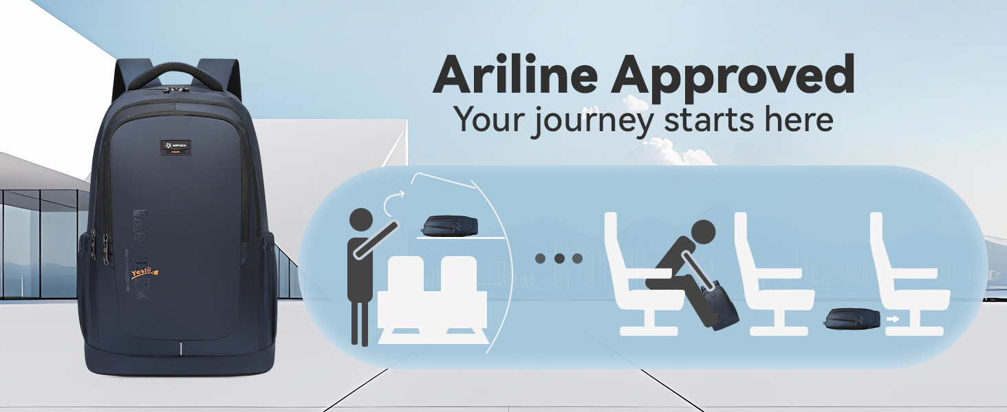 Water Resistant Laptop Backpack for Men, Lightweight Casual Daypack with Multiple Compartments