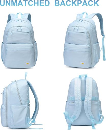 Trendy & Durable Teen Backpack – Waterproof, Lightweight & Perfect for High School, College & Travel! 