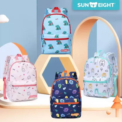 SUN EIGHT 🎒 The Cutest & Most Comfortable Kids Backpack – Waterproof, Lightweight & Perfect for School & Travel! 🦖🌈