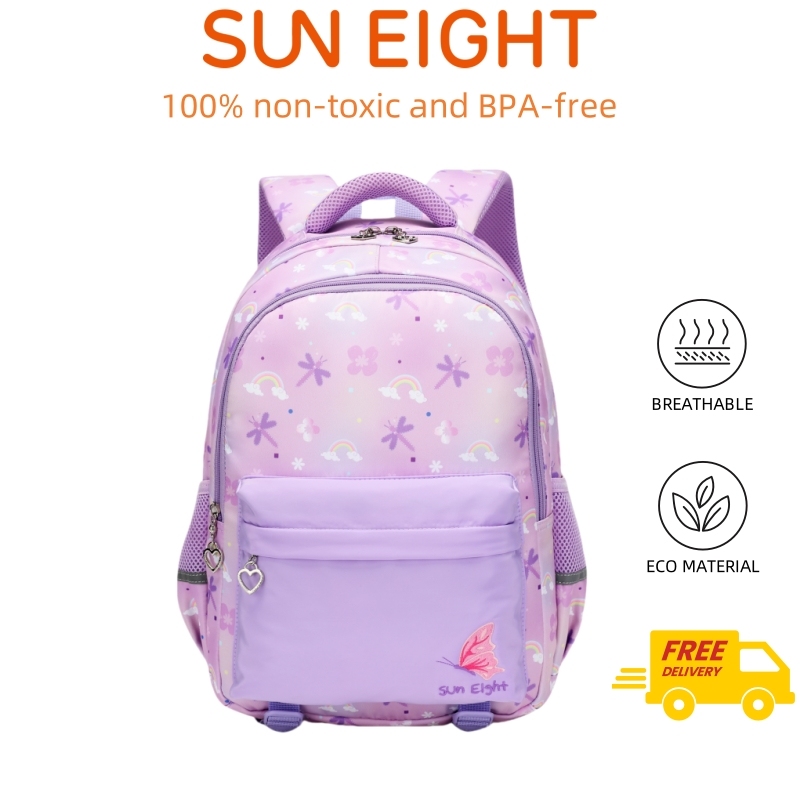 SUN EIGHT Durable & Stylish Kids Backpacks for Ages 5-10 SE-8401