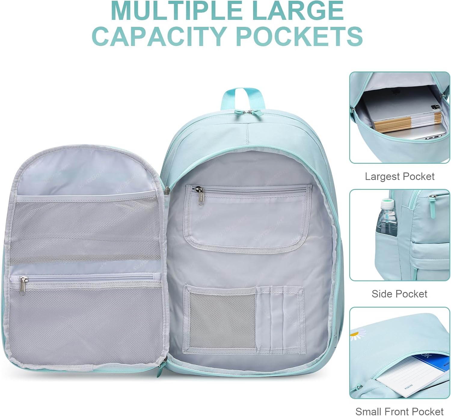 SUN EIGHT Trendy and Durable Teen Backpack,Casual Backpack for Ages 8-22 SE-8371