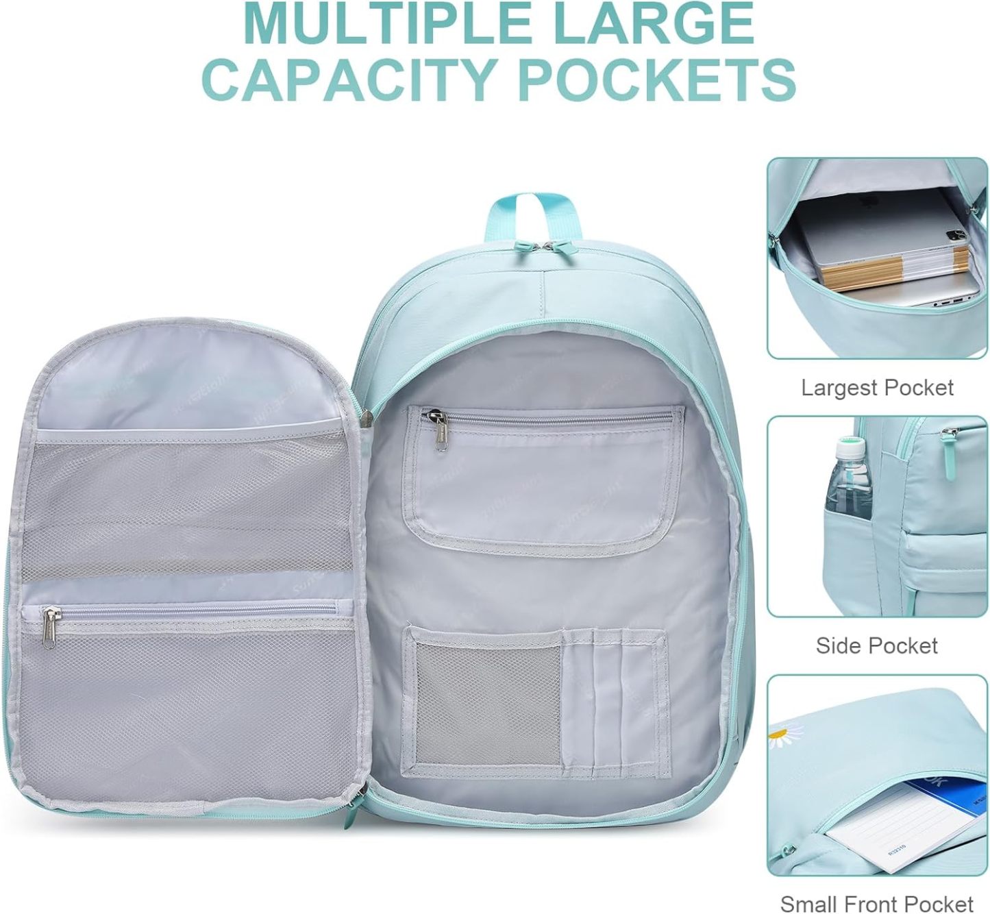 SUN EIGHT Trendy and Durable Teen Backpack,Casual Backpack for Ages 8-22 SE-8371