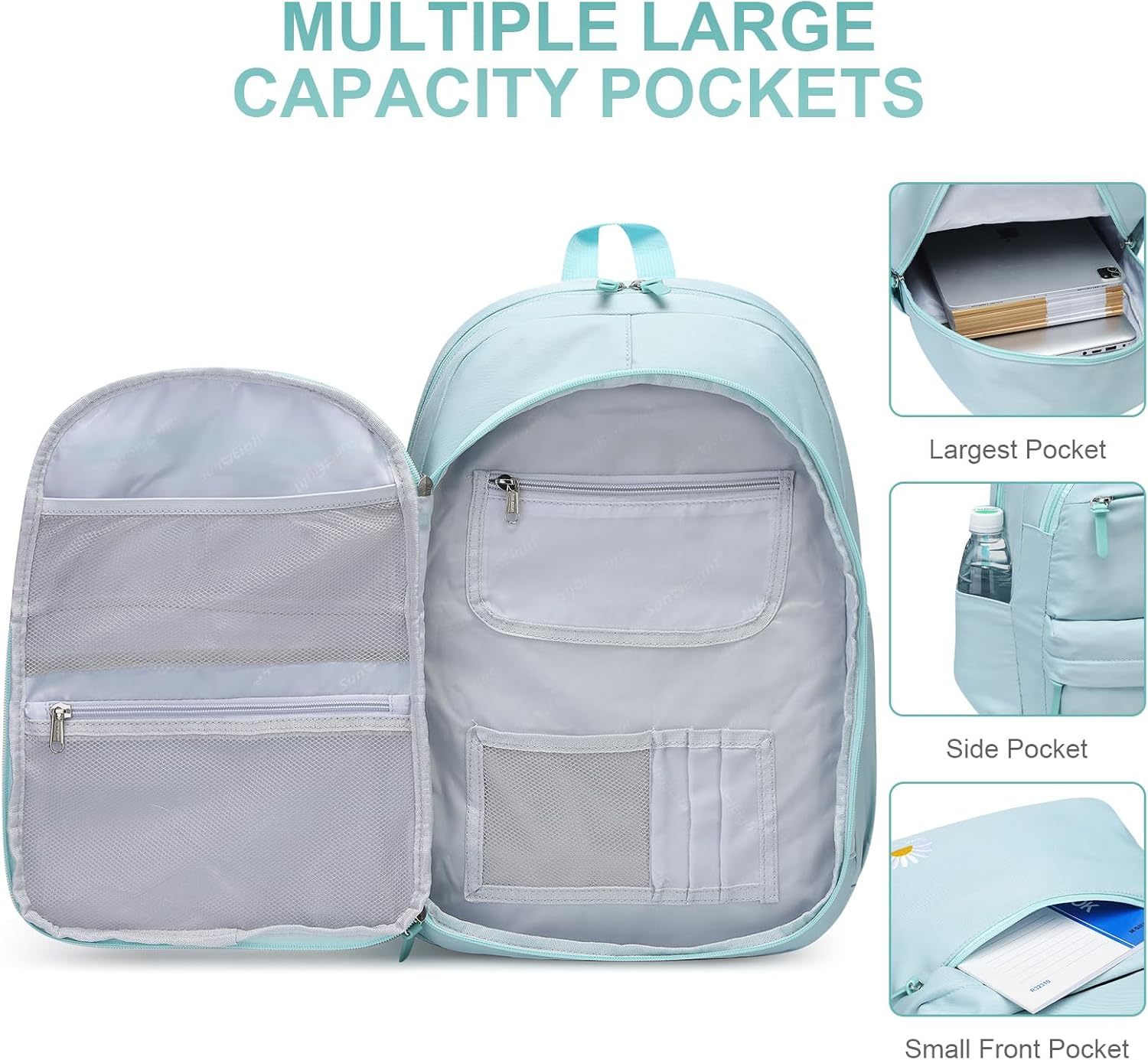 SUN EIGHT Trendy and Durable Teen Backpack,Casual Backpack for Ages 8-22 SE-8371