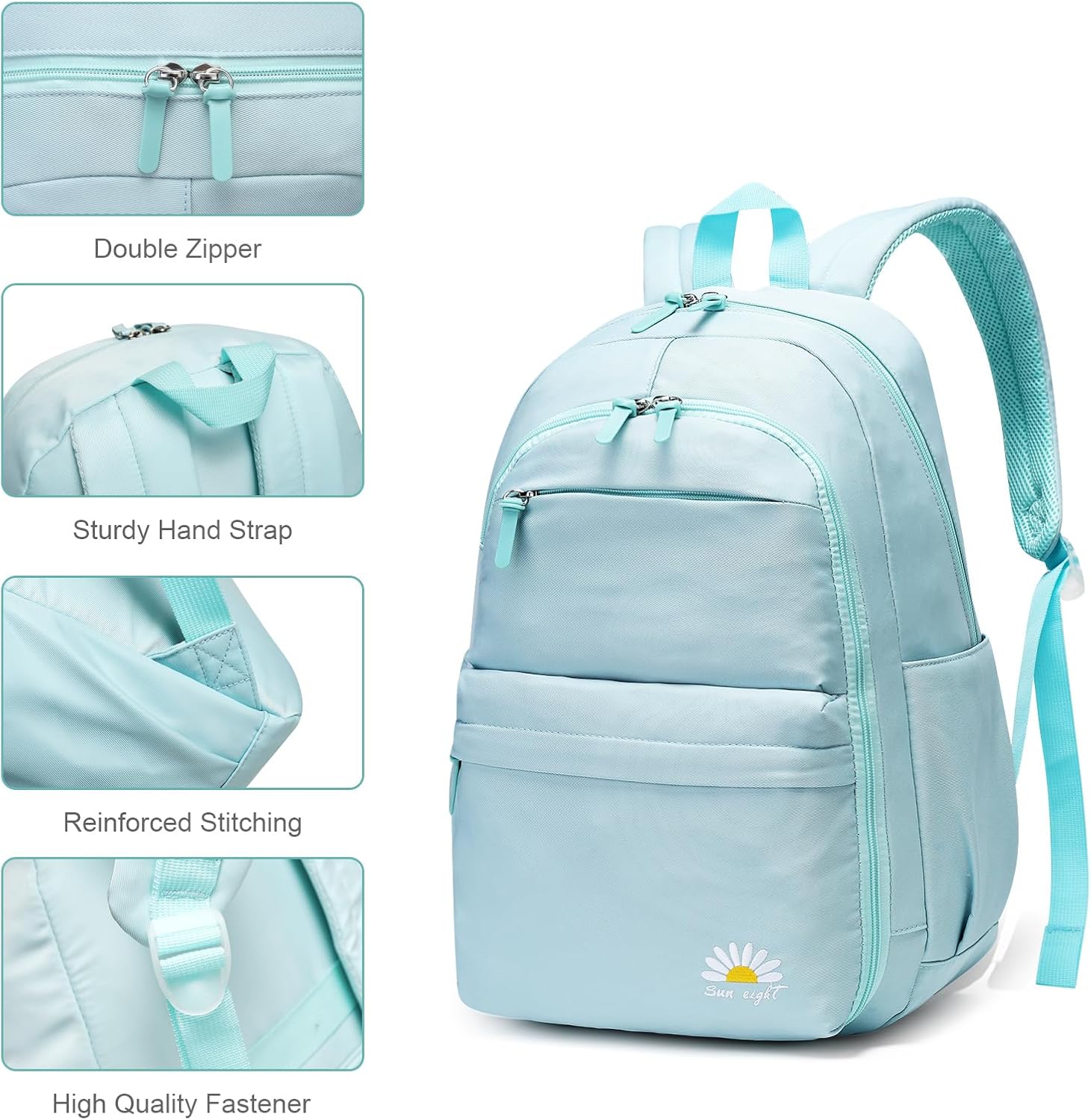 SUN EIGHT Trendy and Durable Teen Backpack,Casual Backpack for Ages 8-22 SE-8371
