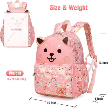 SunEight Toddler Backpack 3D Animal Waterproof Schoolbag Perfect for Ages 2-6 SE-90074-Sun Eight Backpack