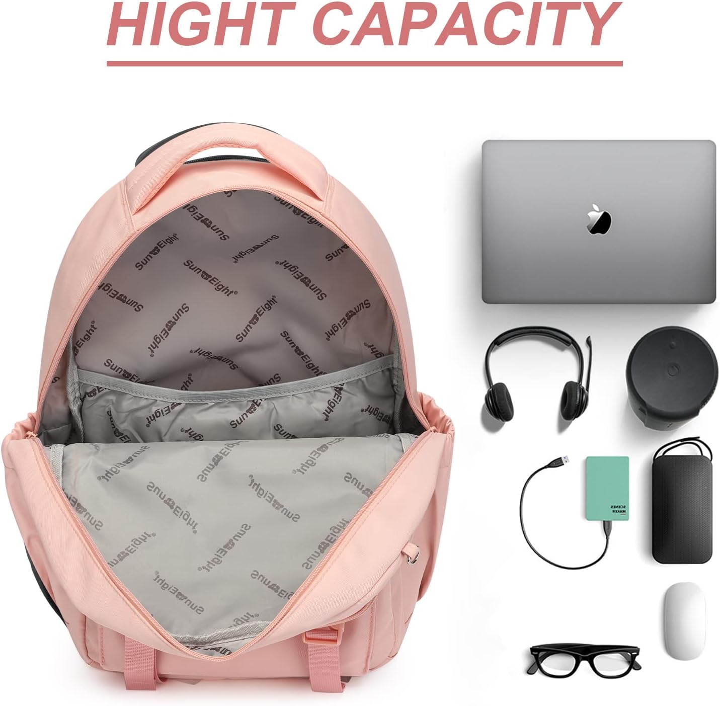 Sun Eight Laptop Backpack  for All Ages Height Above 140cm (15.6") 35L SE-8391-Sun Eight Backpack