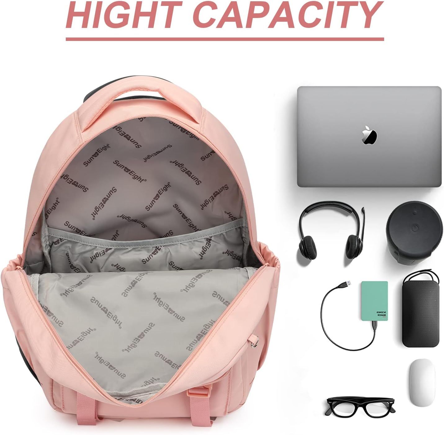 Sun Eight Laptop Backpack  for All Ages Height Above 140cm (15.6") 35L SE-8391-Sun Eight Backpack