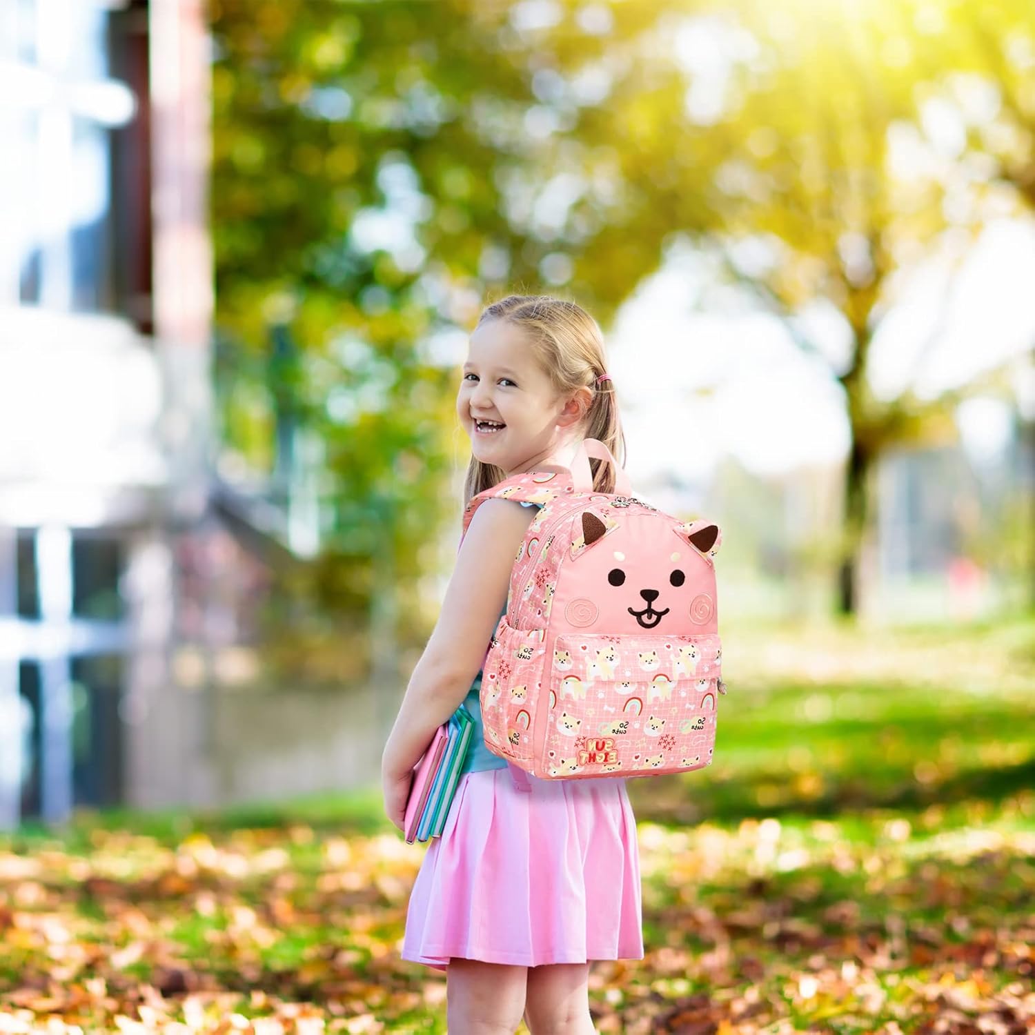 SunEight Toddler Backpack 3D Animal Waterproof Schoolbag Perfect for Ages 2-6 SE-90074-Sun Eight Backpack