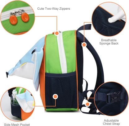 SUN EIGHT Healthy Preschool Backpack for Toddlers Aged 2-6 SE-90242FEP
