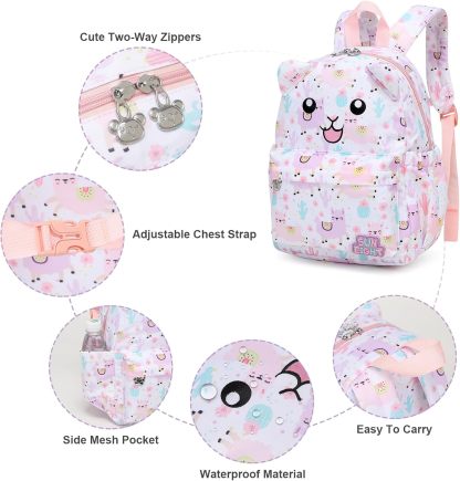 SunEight Toddler Backpack 3D Animal Waterproof Schoolbag Perfect for Ages 2-6 SE-90074-Sun Eight Backpack
