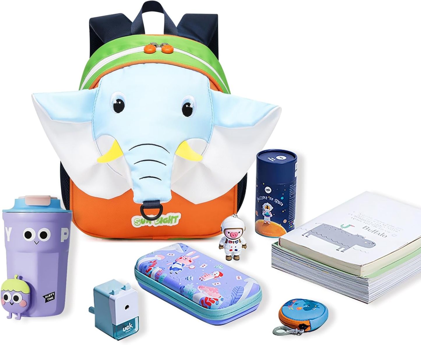 SUN EIGHT Healthy Preschool Backpack for Toddlers Aged 2-6 SE-90242FEP