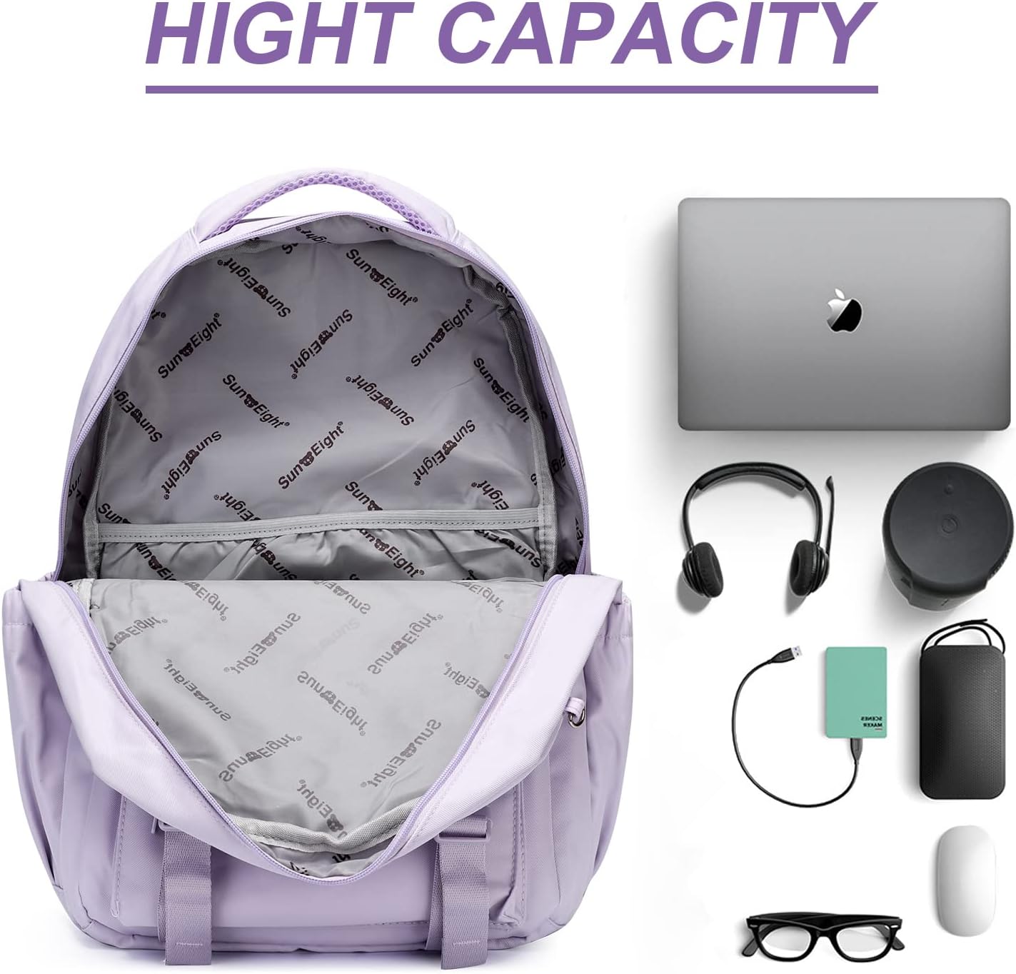 Sun Eight Laptop Backpack  for All Ages Height Above 140cm (15.6") 35L SE-8391-Sun Eight Backpack