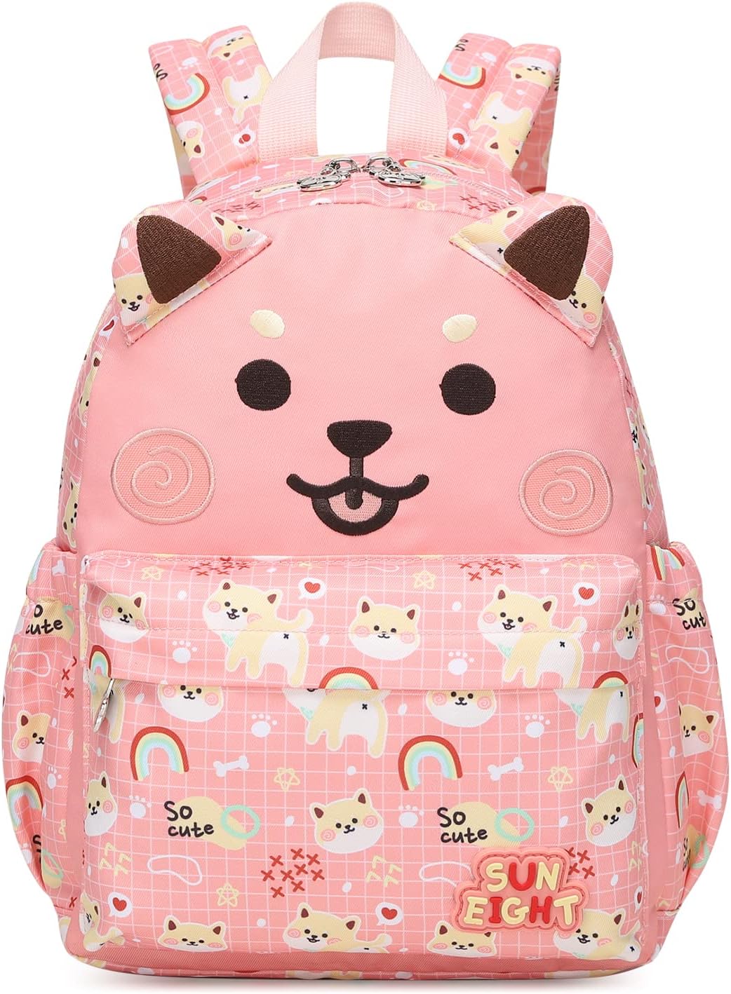 S Toddler Backpack for Girls Lunch backpack Cute 3D Animal Waterproof 