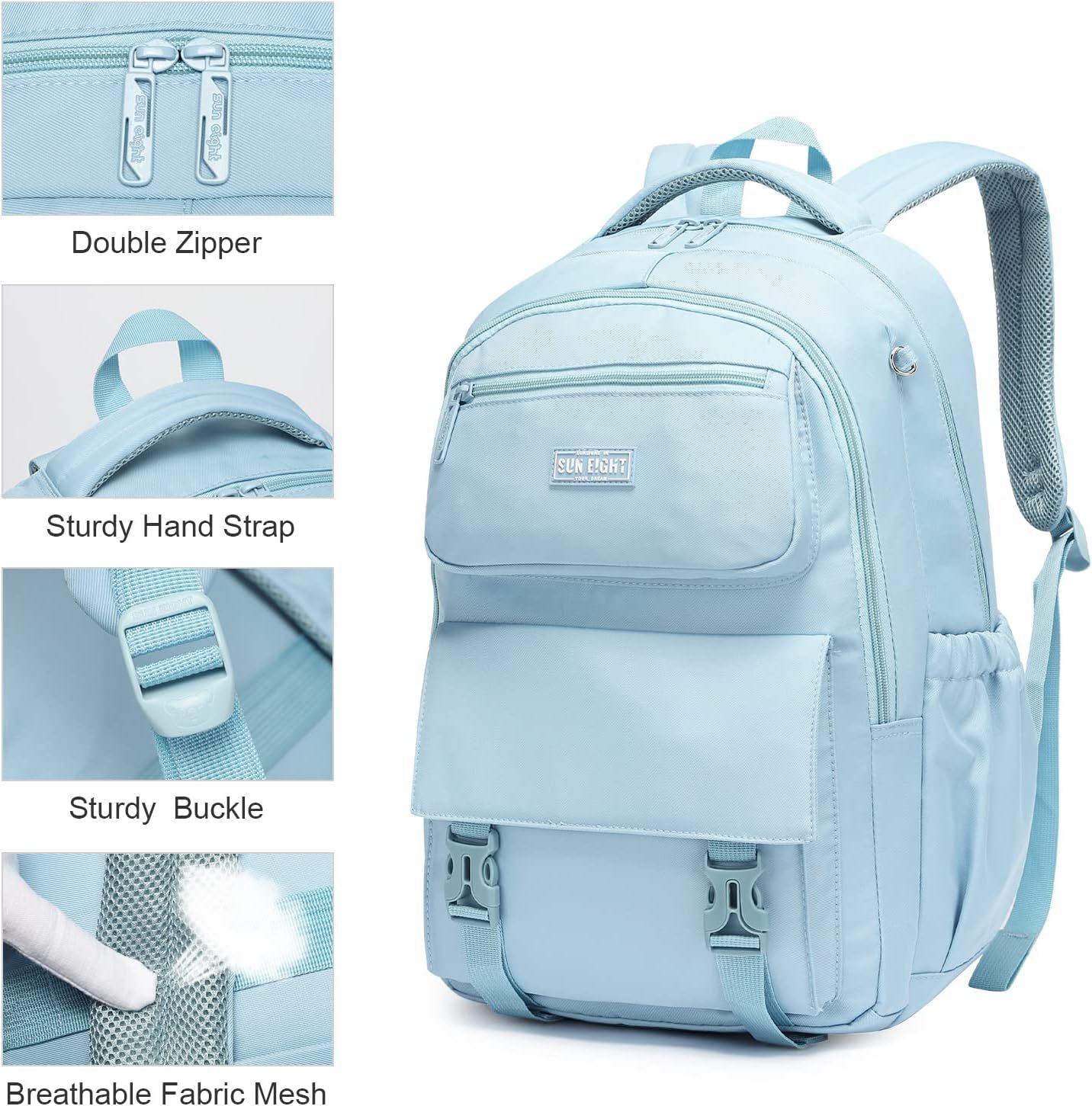 Sun Eight Laptop Backpack  for All Ages Height Above 140cm (15.6") 35L SE-8391-Sun Eight Backpack