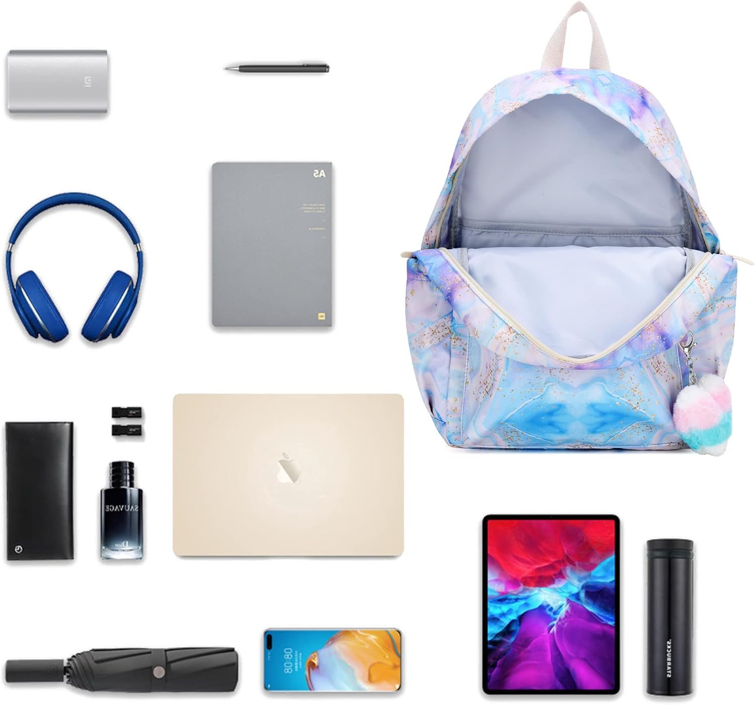 SUN EIGHT 30L-Large Lightweight Bookbag for Kids Teens 6-18 SE-8356