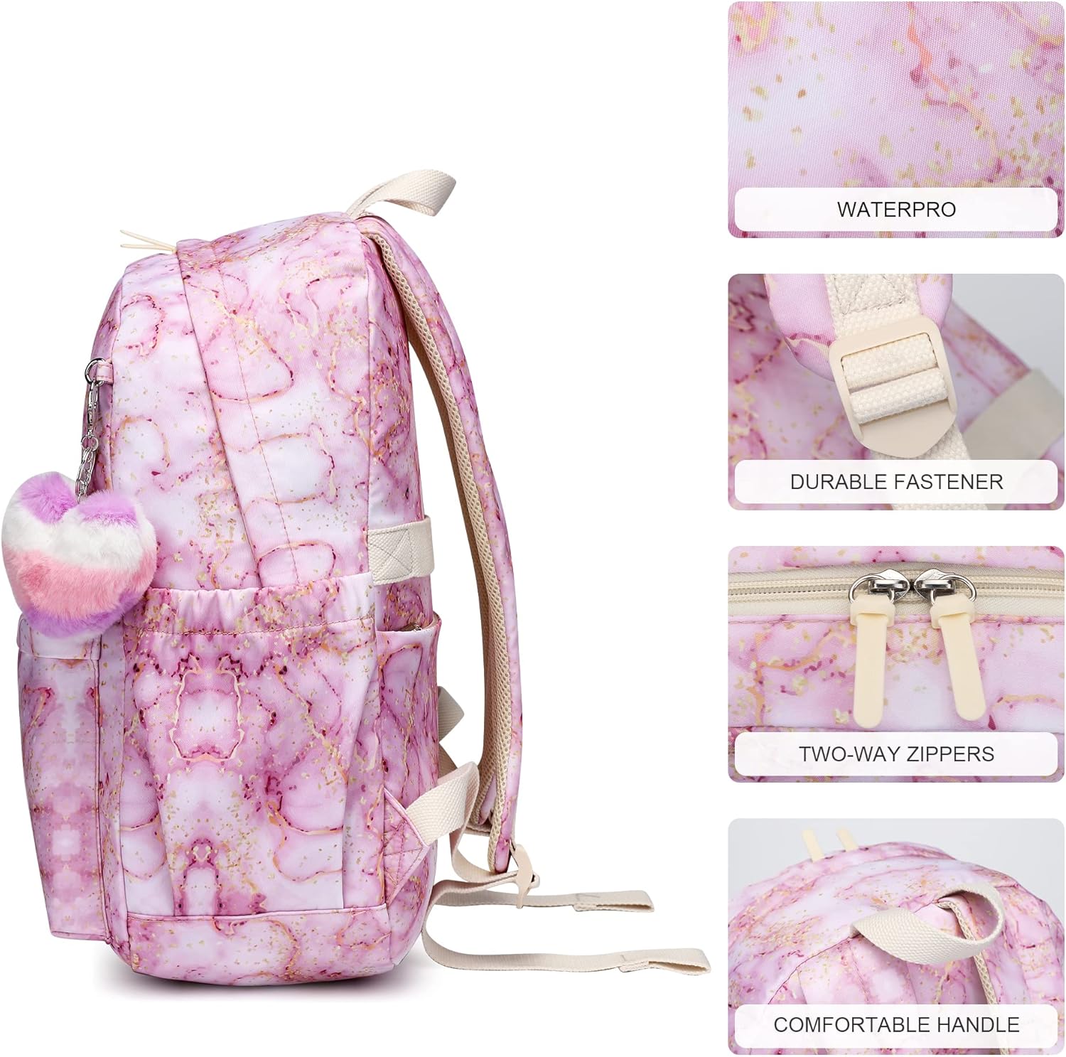 SUN EIGHT 30L-Large Lightweight Bookbag for Kids Teens 6-18 SE-8356